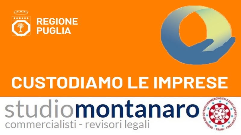 CUSTODIAMO LE IMPRESE – NUOVO RISTORO IN FAVORE DEL MPMI PUGLIESI