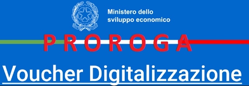 Voucher digitalizzazione - proroga dell’ultimo minuto